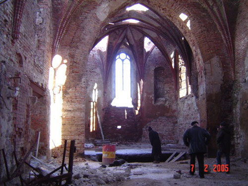 Kirche Tharau, innen, Feb. 2005